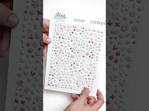 Mintopia - Puffy Stickers - A Volar Flores