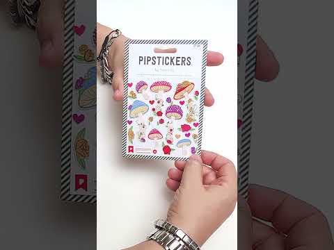 Pipsticks - Stickers 4x4" - Blooms & Mushrooms