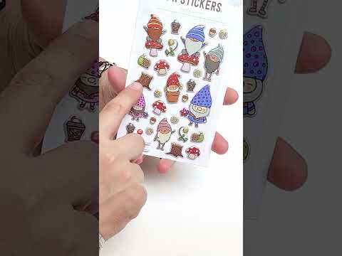 Pipsticks - Stickers Puffy - Gnome & Garden