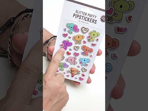 Pipsticks - Stickers Puffy - Pastel Koalas