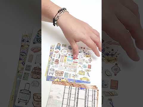 Memory Place - Bloc Papel 6 x 6 (24 hojas) - Bon Voyage