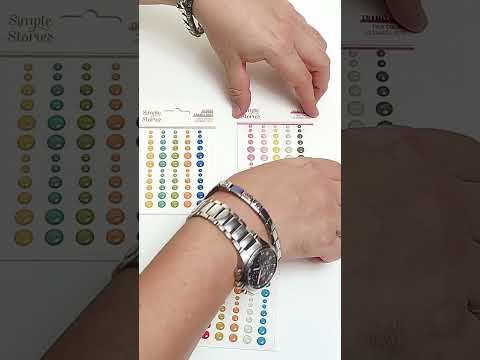 Simple Stories - Enamel Dots - True Colors
