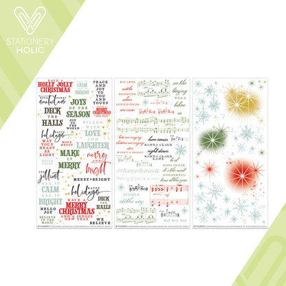 49 and Market - Rub-ons - Evergreen Season Sentiments