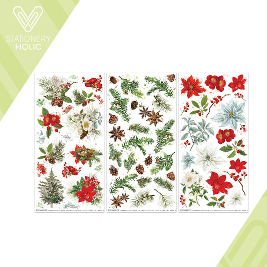 49 and Market - Rub-ons - Evergreen Season Botanical