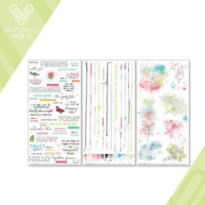 49 and Market - Rub-ons - Kaleidoscope Essentials