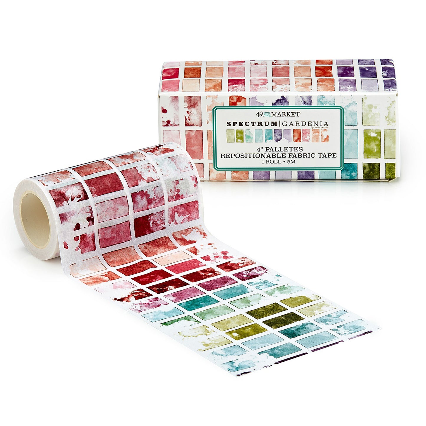 49 and Market - Fabric Tape Box - Spectrum Gardenia Palettes
