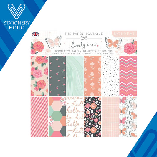 The Paper Boutique - Bloc Papel 6 x 6  - Lovely Days