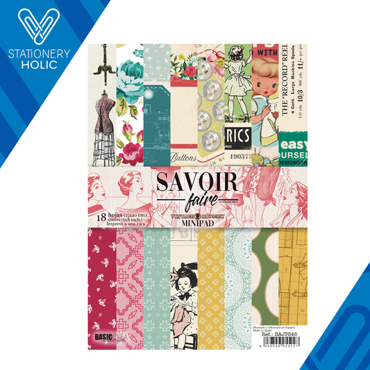 Vintage Odissey - Block Recortables A5 - Savoir Faire