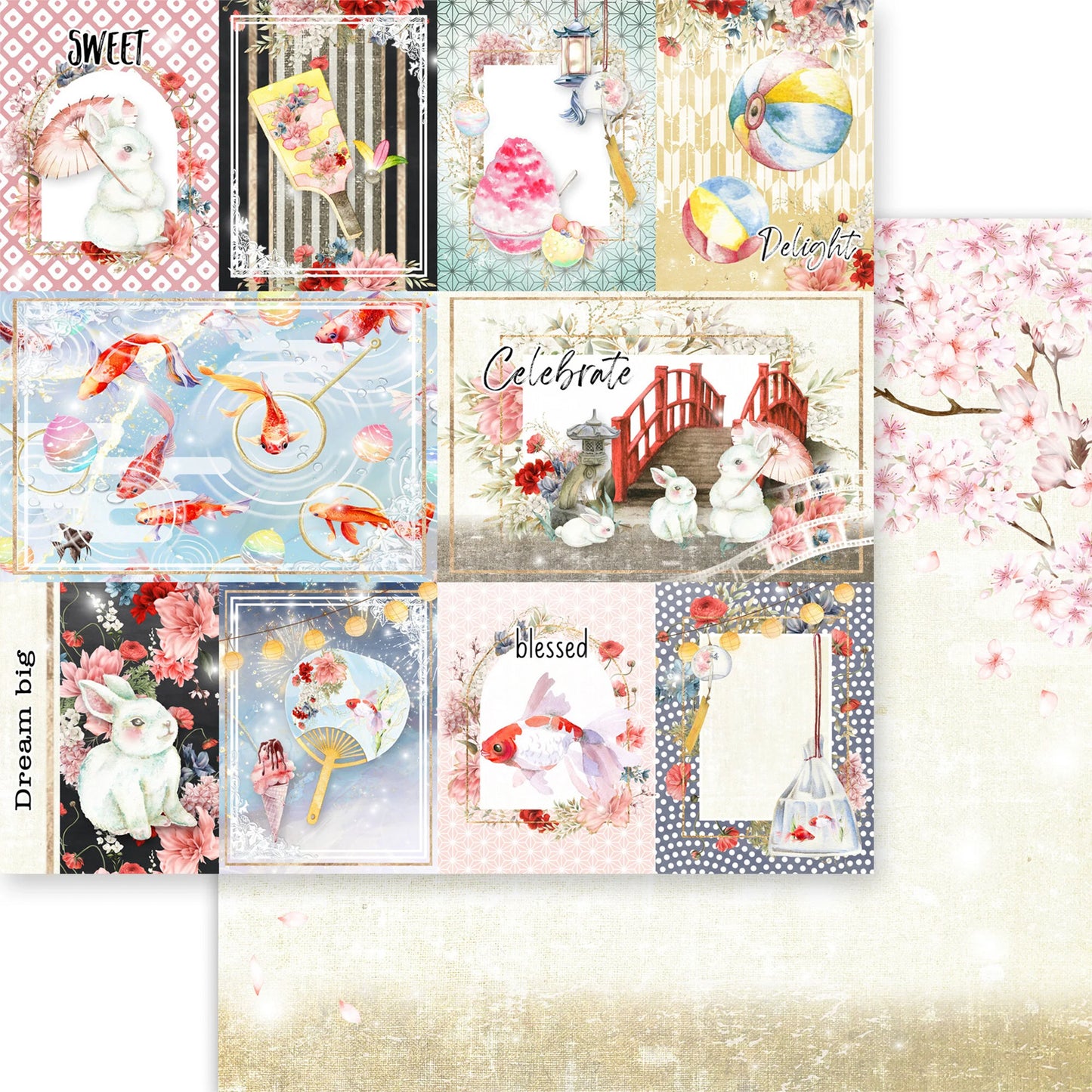 Memory Place - Colección 8 x 8 - Moon Bunny Celebration