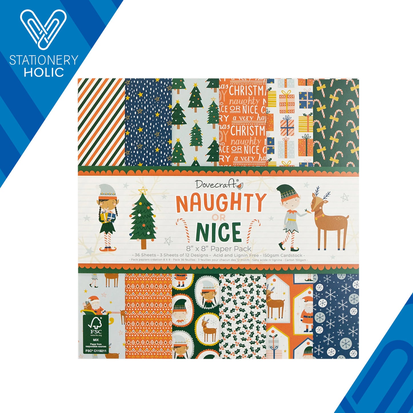 Dovecrafts - Coleccion 8 x 8 - Naughty or Nice