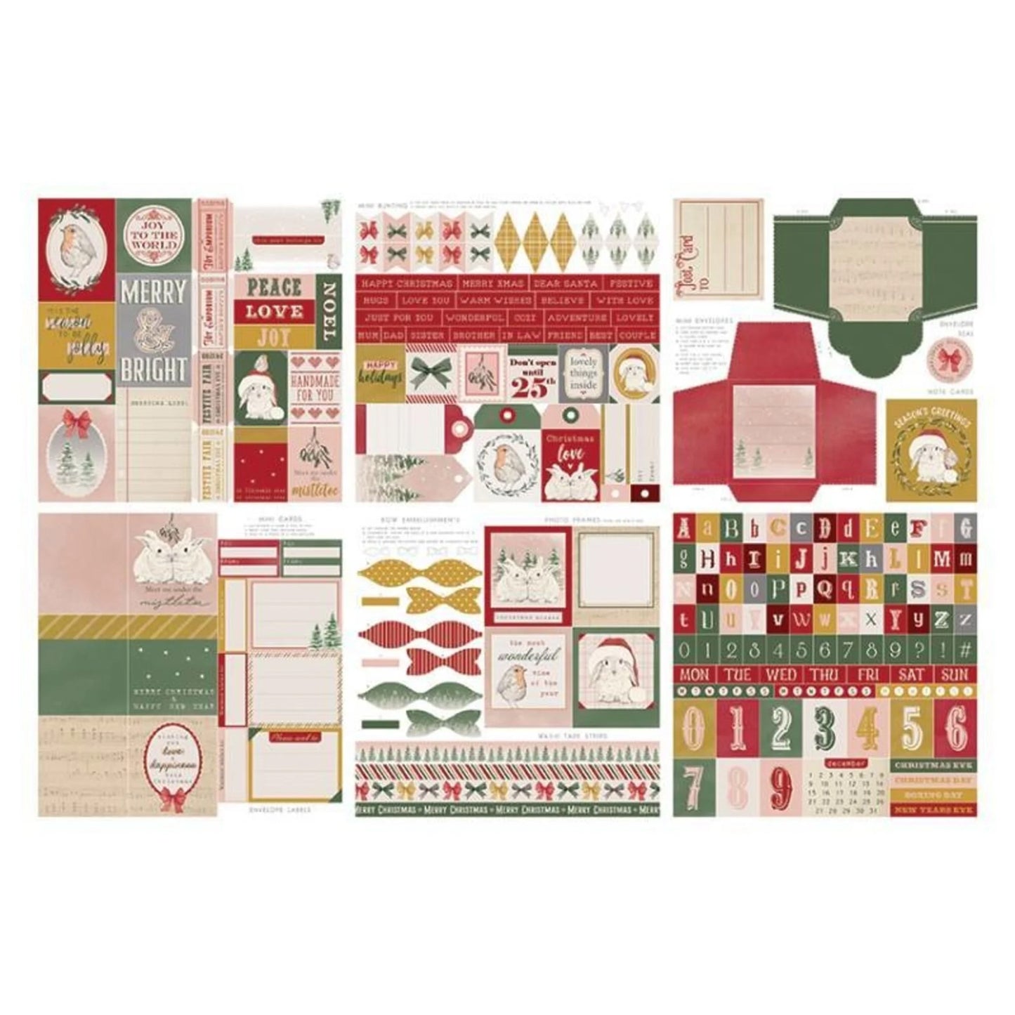 The Paper Boutique - Project Pad 8 x 8 - Under The Mistletoe