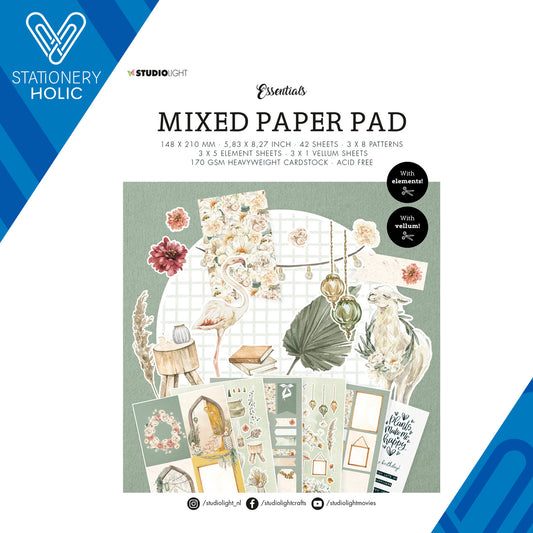 Studio Light - Bloc Papel A5 - Bohemian Spring