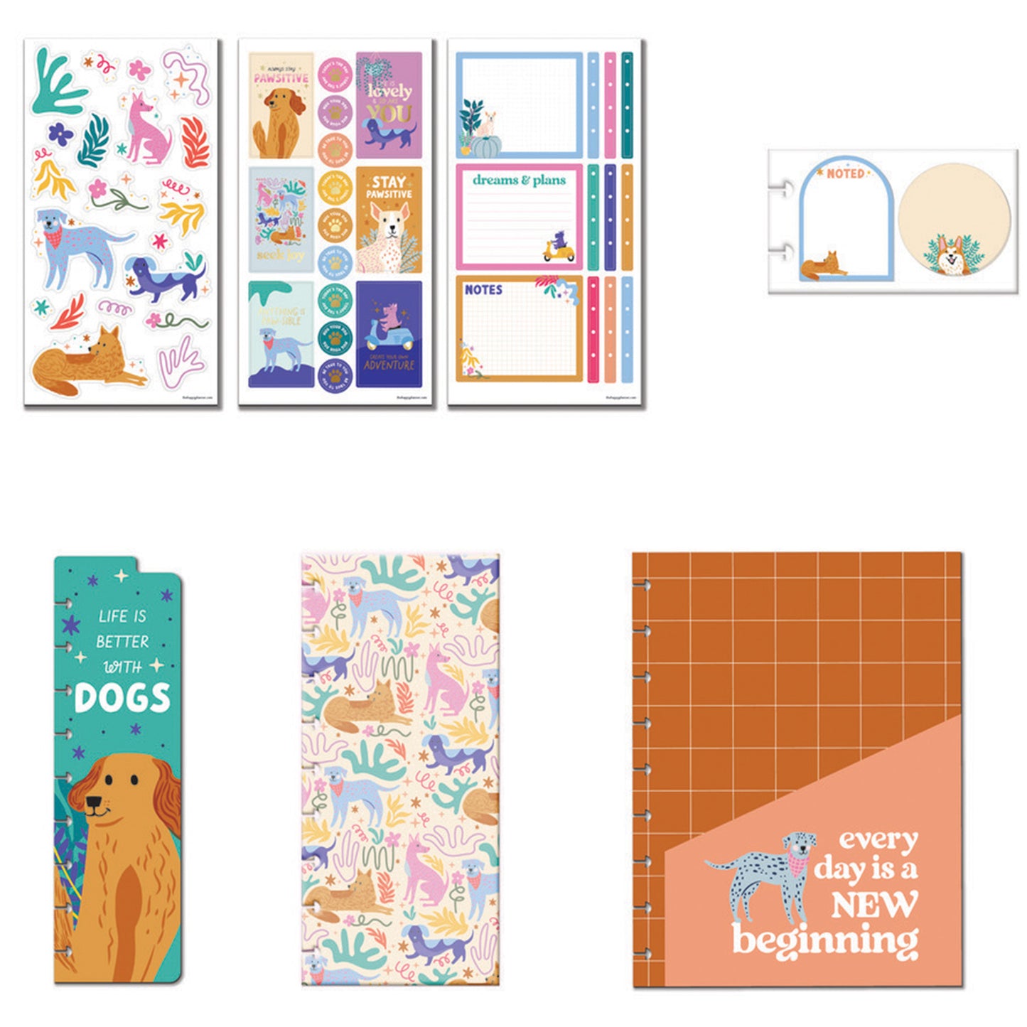 Happy Planner - Accessory Pack - Playful Pups