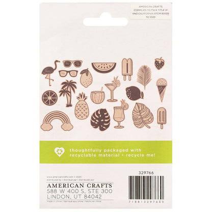American Crafts - Ephemera en Madera - Tropical