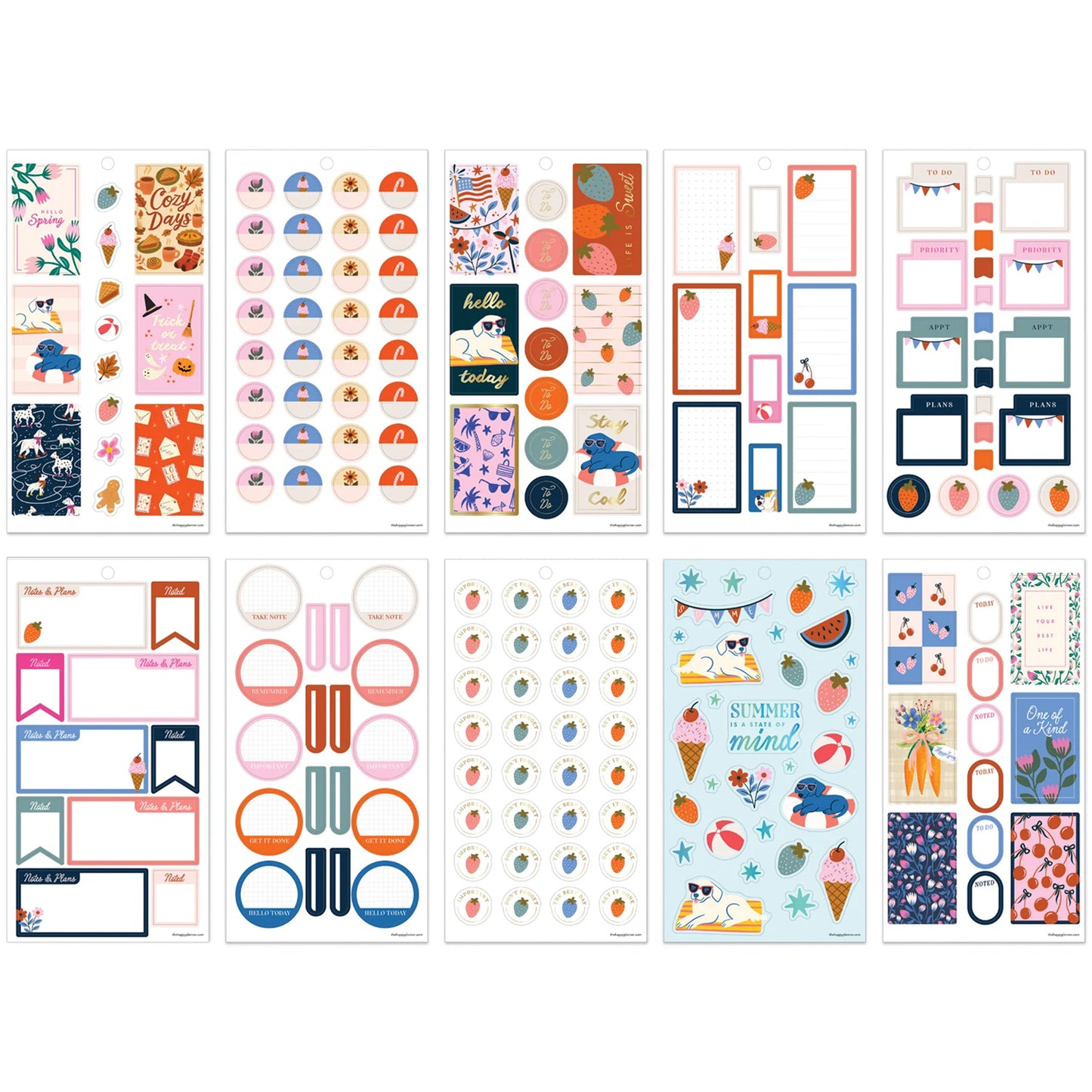 Happy Planner - Sticker Book - A Festive Year