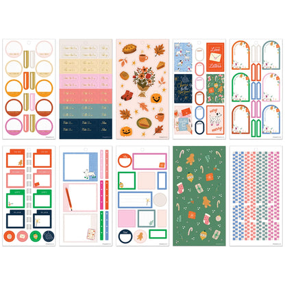 Happy Planner - Sticker Book - A Festive Year