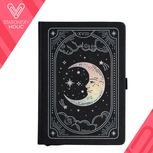 Archer & Olive - Journal A5 Dotgrid - Lunar Veil Black Paper