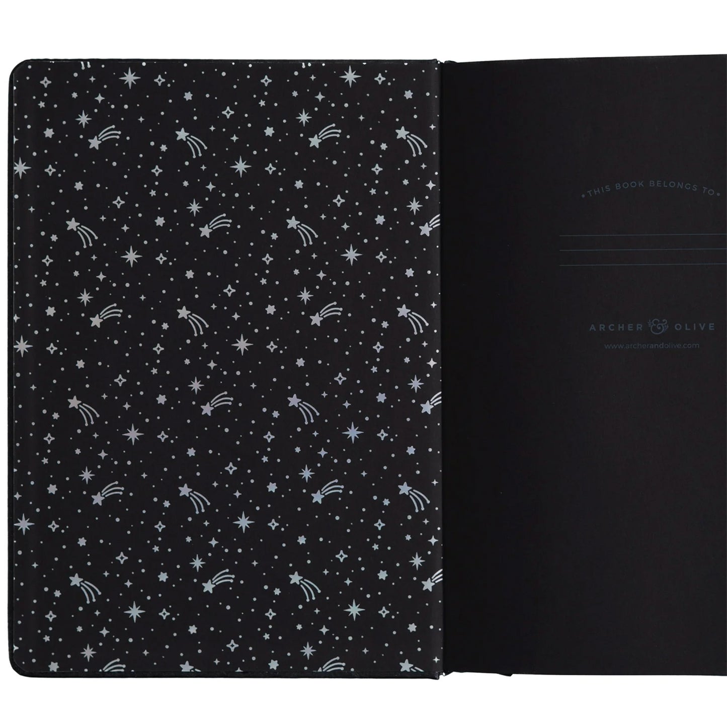 Archer & Olive - Journal A5 Dotgrid - Lunar Veil Black Paper