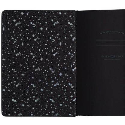 Archer & Olive - Journal A5 Dotgrid - Lunar Veil Black Paper