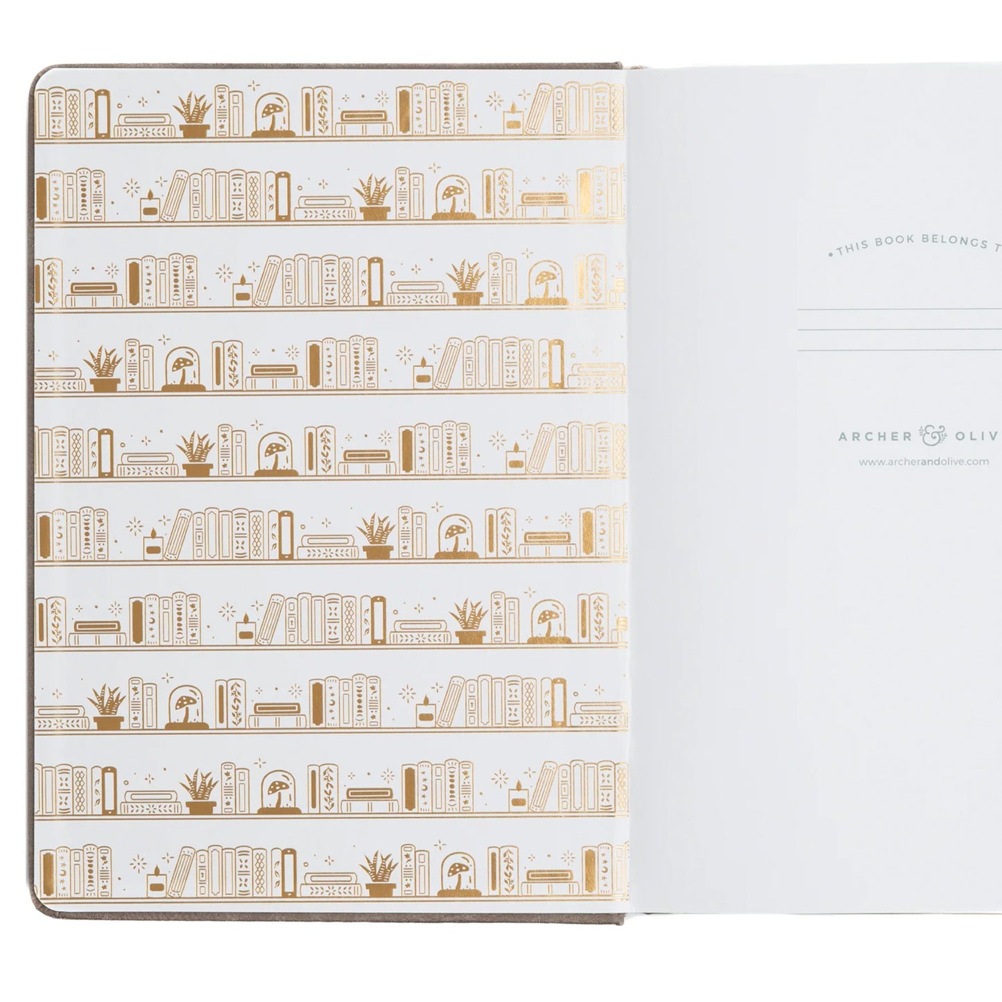 Archer & Olive - Journal Pocket Dotgrid - Bookshelf