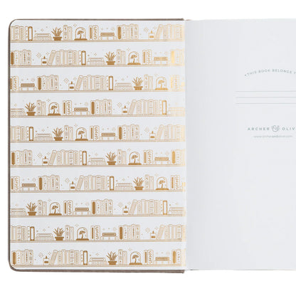 Archer & Olive - Journal Pocket Dotgrid - Bookshelf