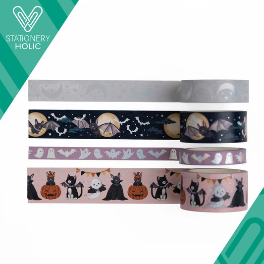Archer & Olive - Set de Washi Tapes - Cute Bat