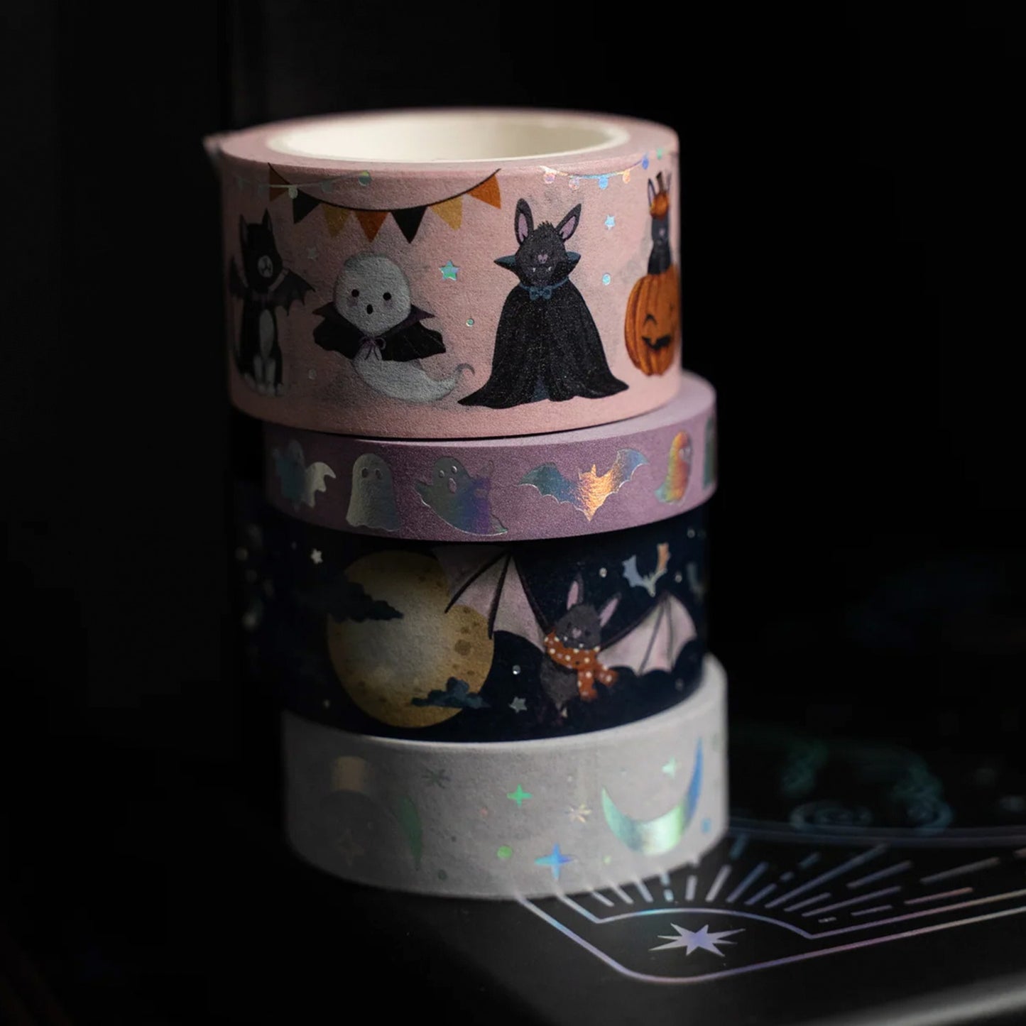 Archer & Olive - Set de Washi Tapes - Cute Bat