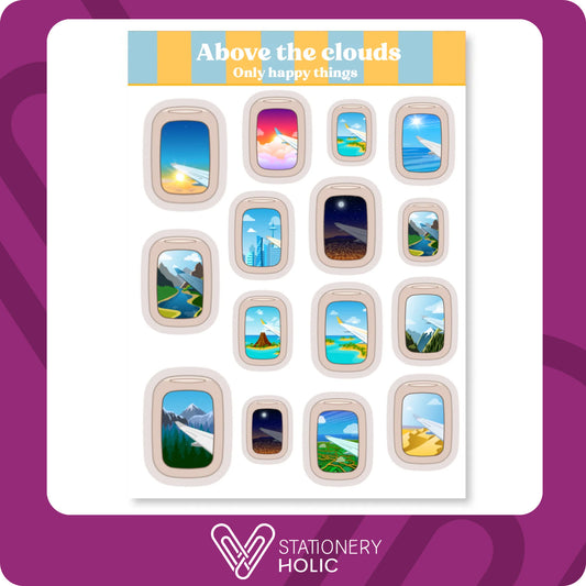 Only Happy Things - Stickers - Above The Clouds