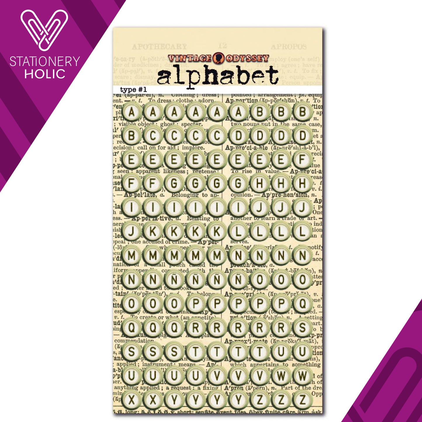 Vintage Odissey - Puffy Stickers - Savoir Faire