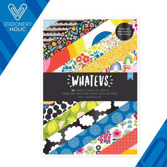 American Crafts - Bloc Papel 6 x 8 - Whatevs