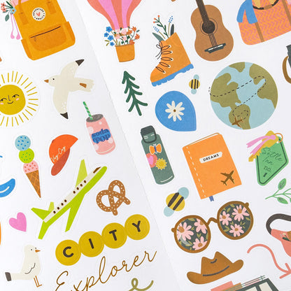 American Crafts - Stickers 6 x 12 - Coast To Coast