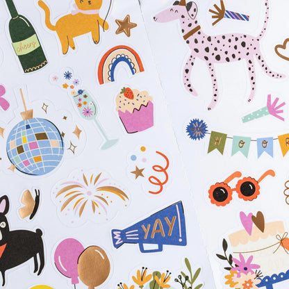 American Crafts - Stickers 6 x 12 - Life Of The Party