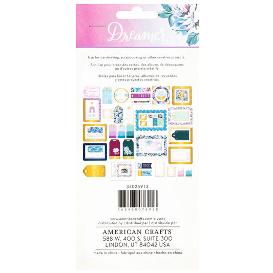 American Crafts - Ephemera Journaling - Dreamer