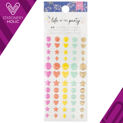 American Crafts - Enamel Dots - Life Of The Party
