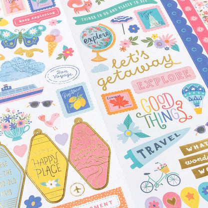 Paige Evans - Stickers 6 x 12 - Adventurous