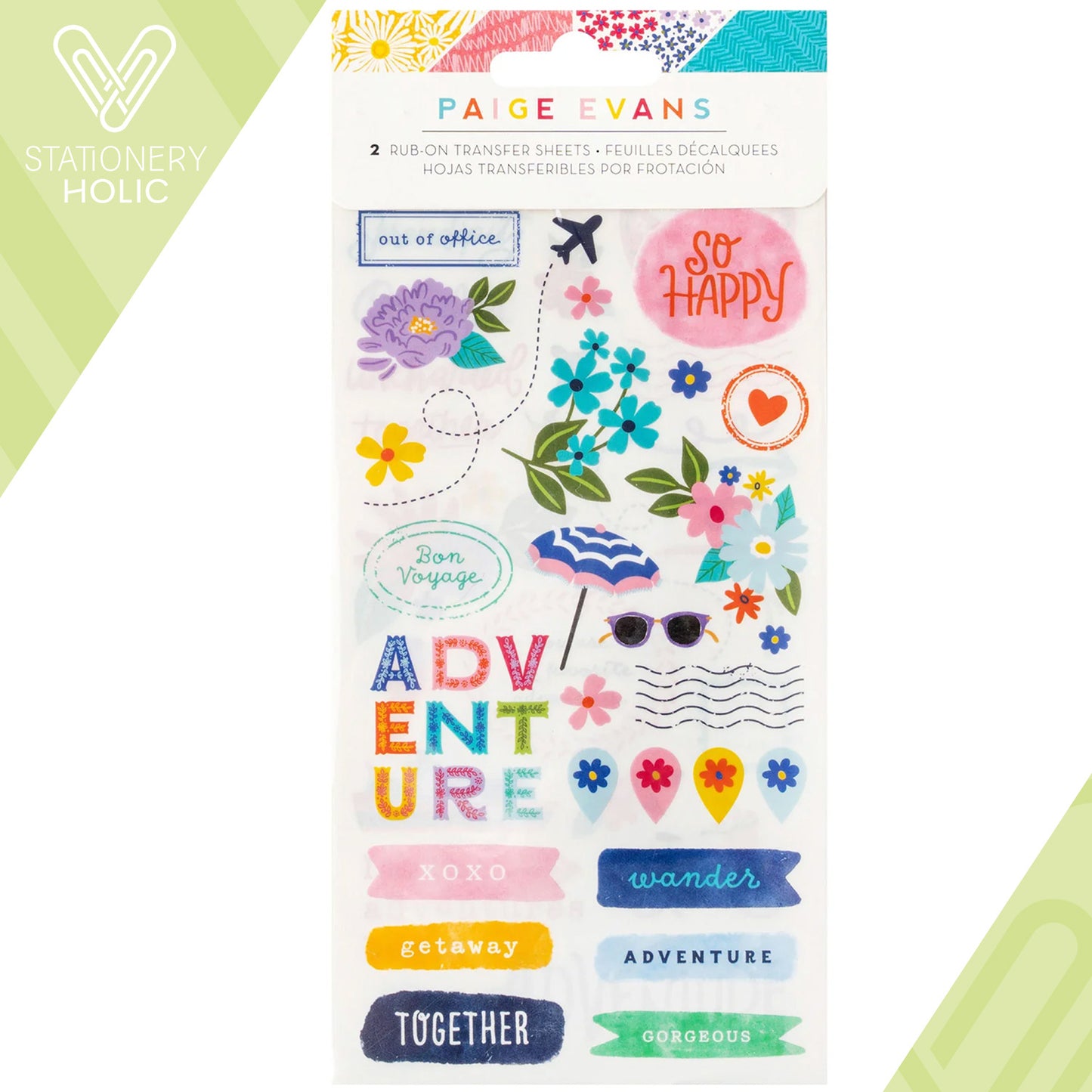 Paige Evans - Rub-ons  - Adventurous