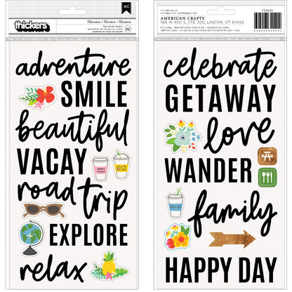 American Crafts - Thickers - Adventure