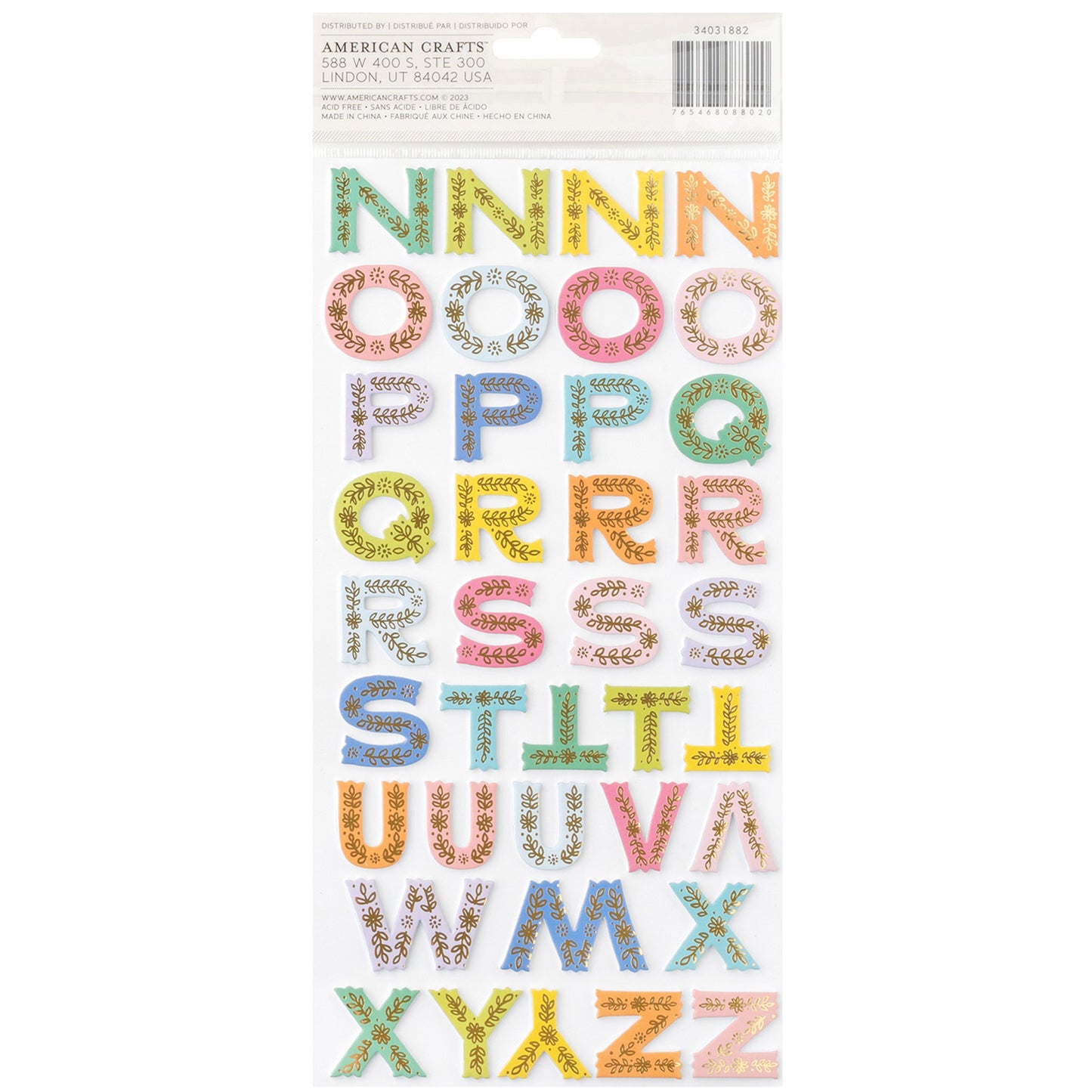 American Crafts - Thickers - Alpha Adventurous Big