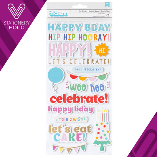 American Crafts - Thickers - All The Cake