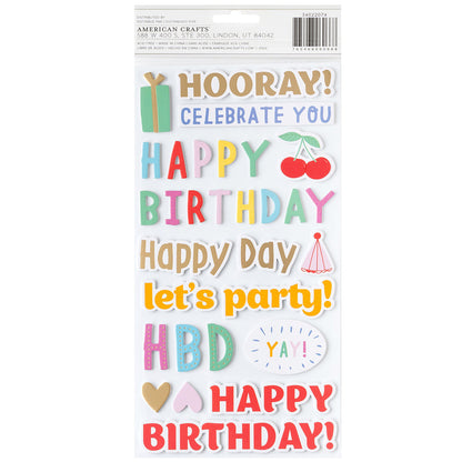 American Crafts - Thickers - All The Cake