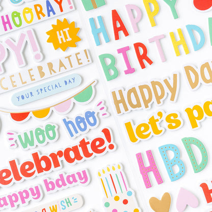 American Crafts - Thickers - All The Cake