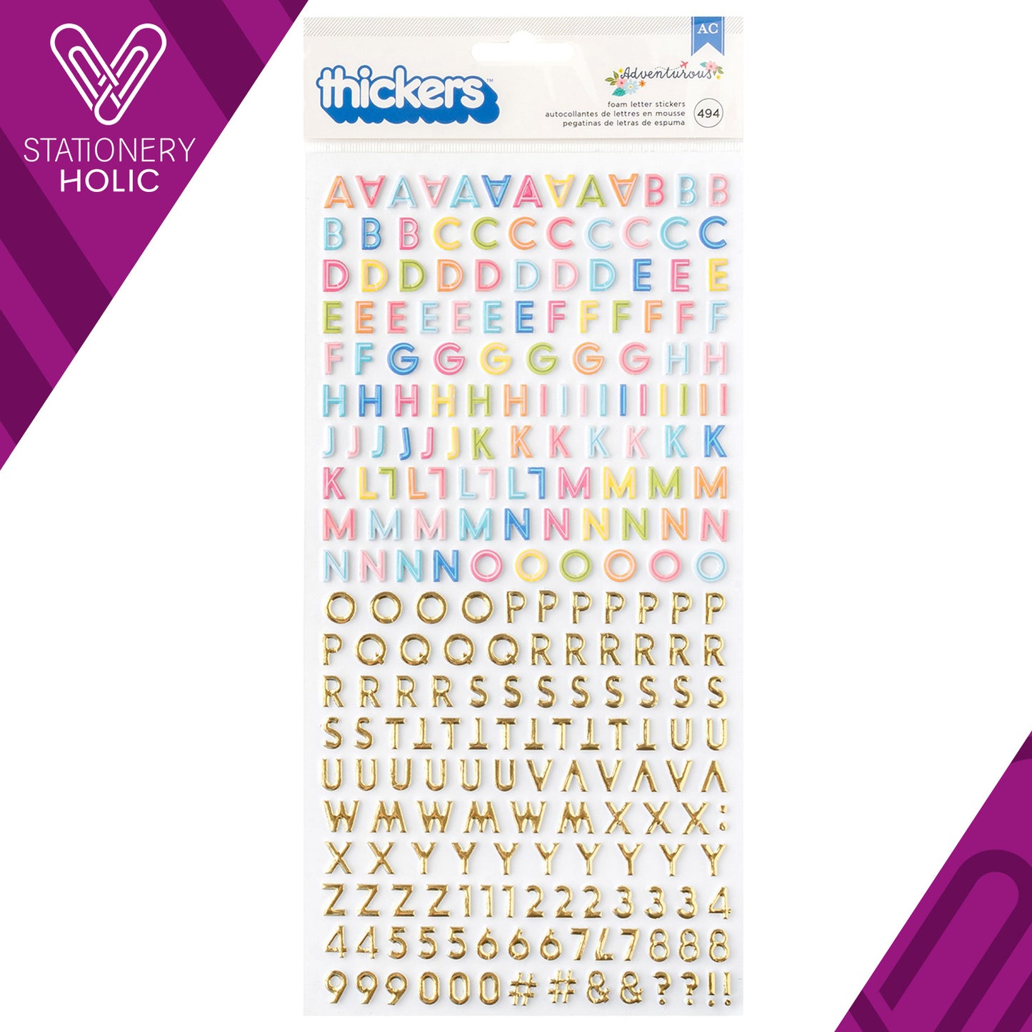 American Crafts - Thickers - Alpha Adventurous