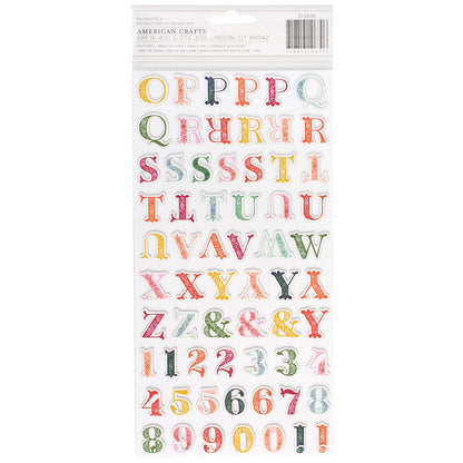 American Crafts - Thickers - Alpha Lemonade