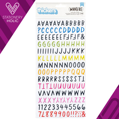 American Crafts - Thickers - Alpha Whatevs