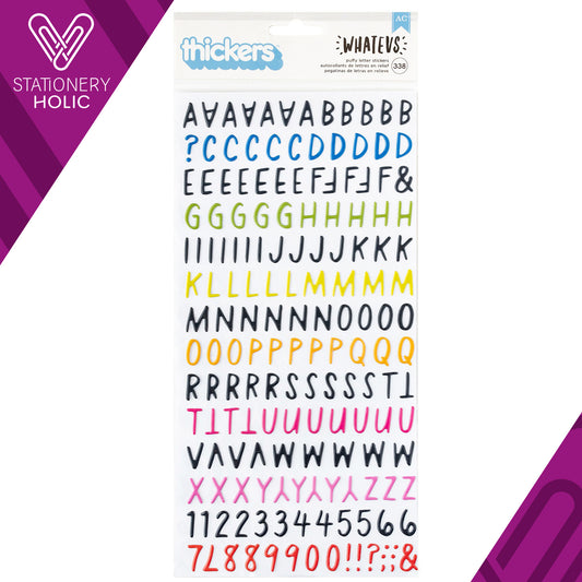 American Crafts - Thickers - Alpha Whatevs