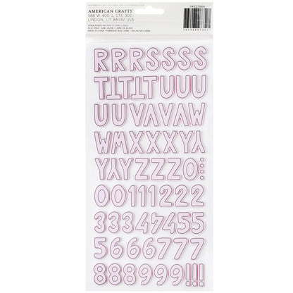 American Crafts - Thickers - Alpha Cool Girl