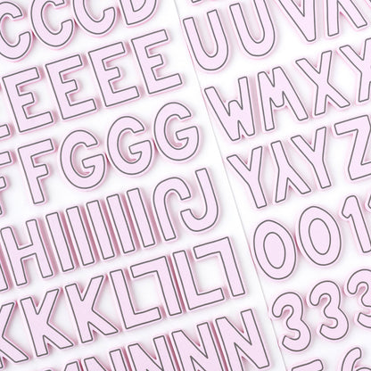 American Crafts - Thickers - Alpha Cool Girl