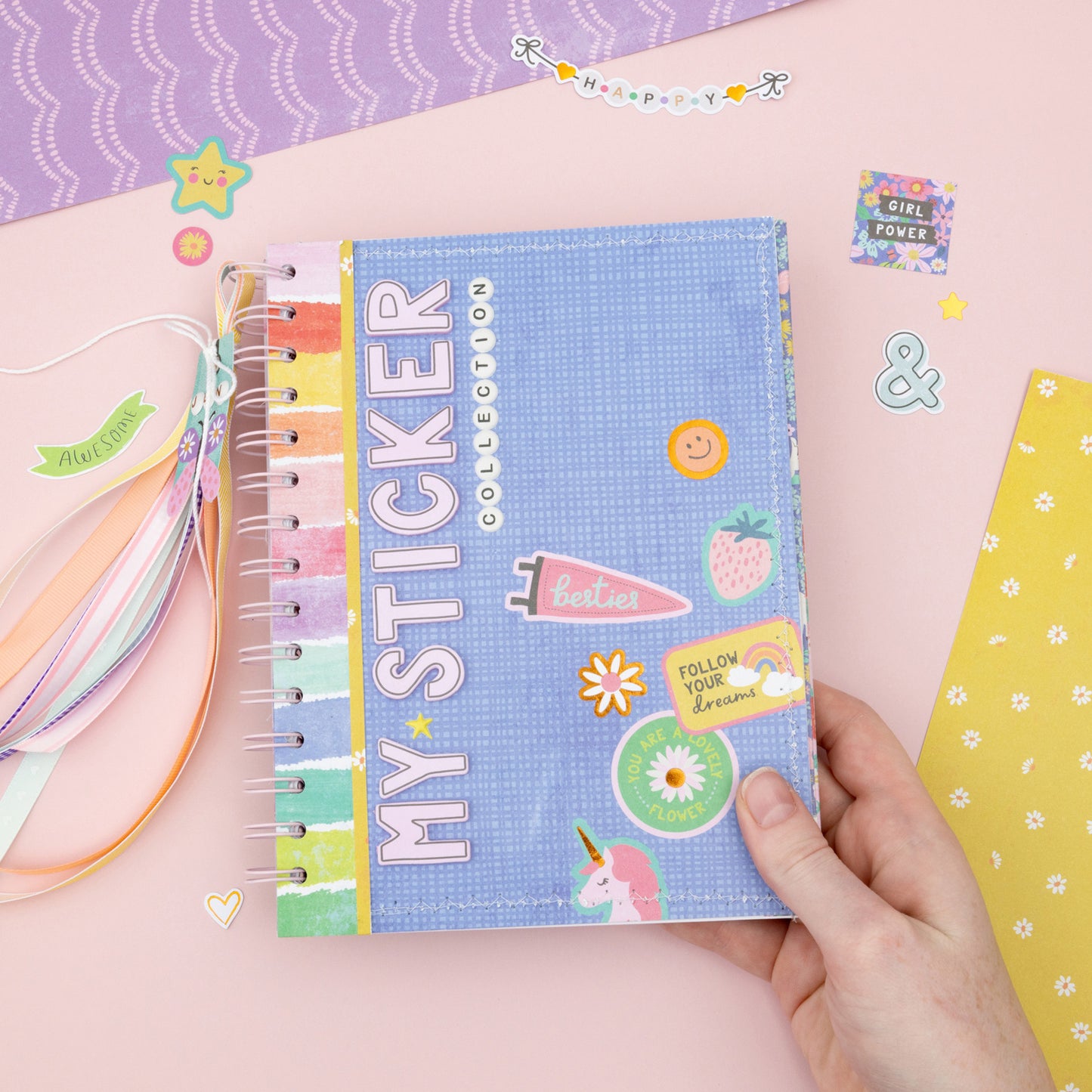 American Crafts - Thickers - Alpha Cool Girl