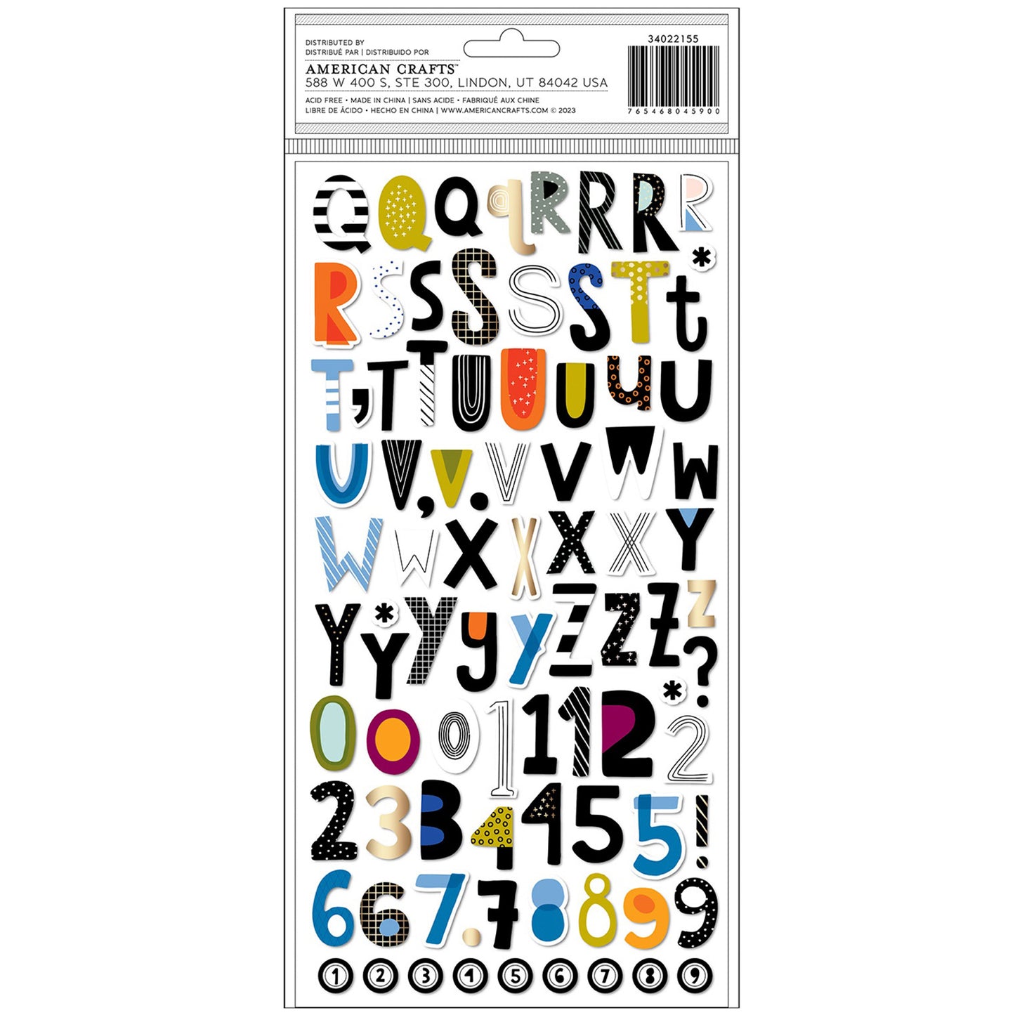 American Crafts - Thickers - Alpha Discover + Create