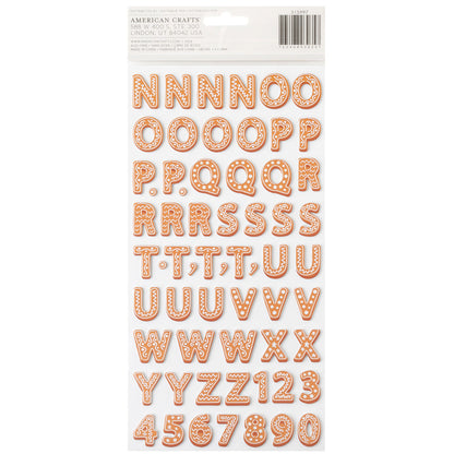 American Crafts - Thickers - Alpha Holly Jolly Holiday
